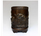 INPHIC-精品純銅實心五虎筆筒擺件仿古高檔辦公室裝飾工藝品擺設